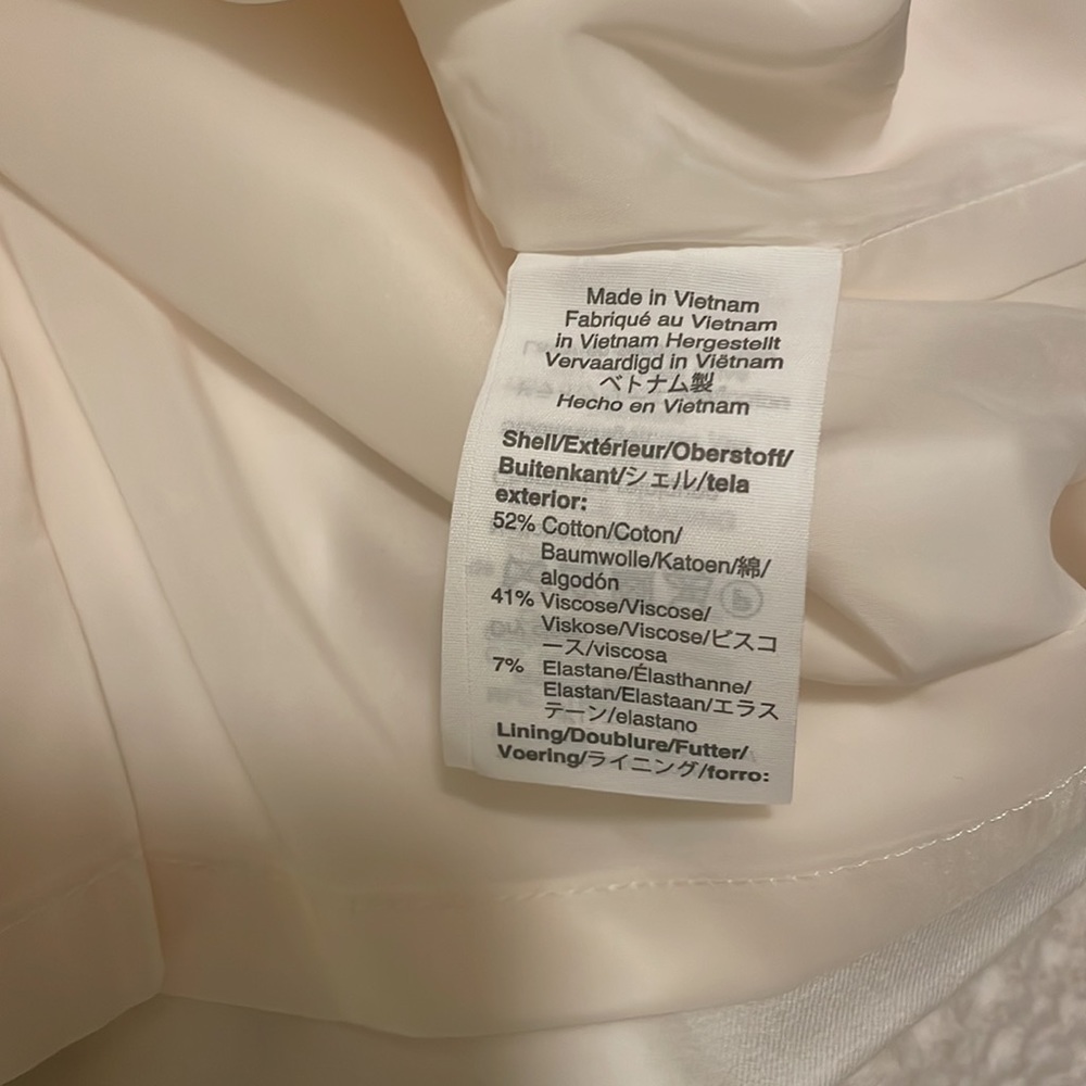 NWT J.Crew White Sheath Dress in Bi-stretch Cotton - Picture 9 of 12